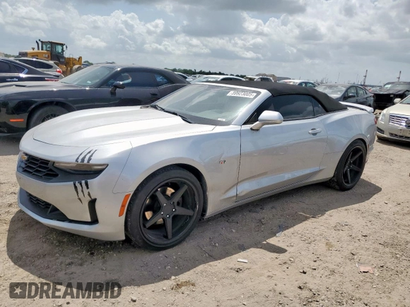 2019 Chevrolet Camaro 1LT with VIN 1G1FB3DS5K0119756, listed as a Copart auction lot 59923005 with 112,899 mi miles and Salvage title. Bid and sale history available at DreamBid. Image 1.