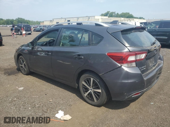 2019 Subaru Impreza Premium z VIN 4S3GTAD60K3742555, wystawiony jako Copart lot #60842905 z przebiegiem 83 459 mil mil oraz Szkoda całkowita • Salvage title. Historia ofert i sprzedaży dostępna na DreamBid. Obrazek 2.