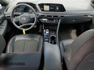 2021 Hyundai Sonata SEL Plus with VIN 5NPEJ4J2XMH132637, listed as a Copart auction lot 50629605 with 49,659 mi miles and Salvage Title. Bid and sale history available at DreamBid. Image 8.