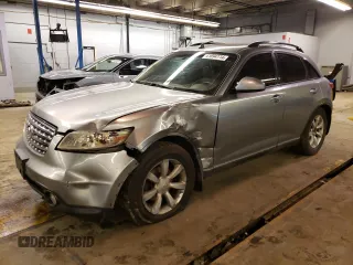 2004 Infiniti FX35 with VIN JNRAS08W24X221989, listed as a Copart auction lot 41694114 with 189,738 mi miles and Salvage Title. Bid and sale history available at carsss.com. Image 1.