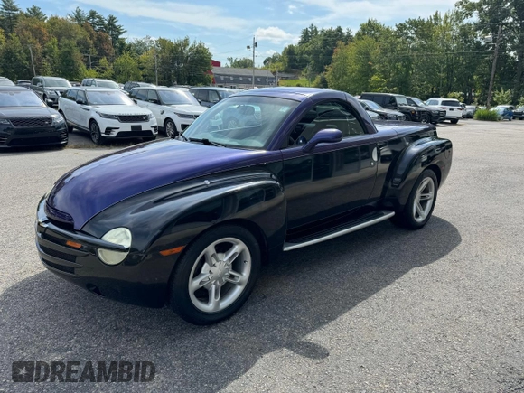 2004 Chevrolet SSR LS z VIN 1GCES14P74B108168, wystawiony jako Copart lot #70905024 z przebiegiem 97 364 mil mil oraz Czysty tytuł • Clean title. Historia ofert i sprzedaży dostępna na DreamBid. Obrazek 2.