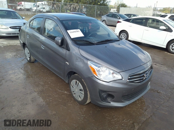 2017 Mitsubishi Mirage ES with VIN ML32F3FJ4HHF18091, listed as a IAAI auction lot 32458303 with 81,816 mi miles and . Bid and sale history available at DreamBid. Image 1.
