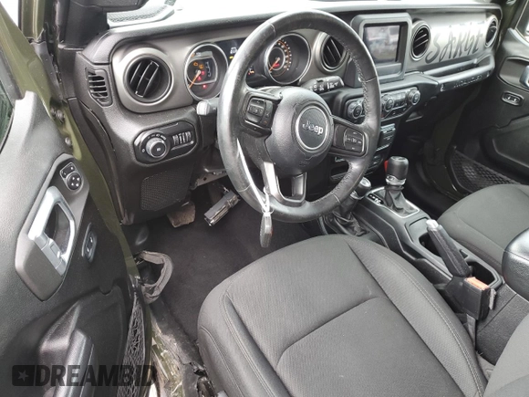 2021 Jeep Wrangler Sport z VIN 1C4GJXAN5MW668474, wystawiony jako Copart lot #53238095 z przebiegiem Nie podano mil oraz Szkody całkowita. Historia ofert i sprzedaży dostępna na DreamBid. Obrazek 8.