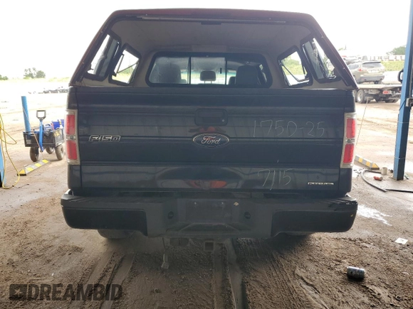 2013 Ford F-150 XL with VIN 1FTFW1EF8DFA21791, listed as a Copart auction lot 61963215 with 128,161 mi miles and Salvage title. Bid and sale history available at DreamBid. Image 6.