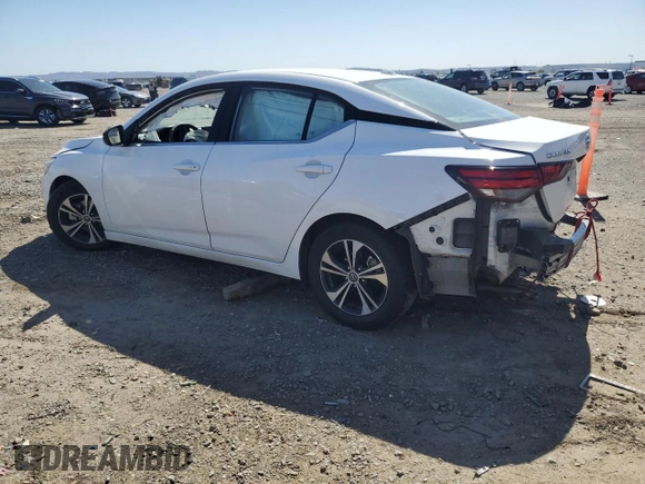 2022 Nissan Sentra SV with VIN 3N1AB8CV5NY312108, listed as a Copart auction lot 49661595 with Not Provided miles and Salvage Title. Bid and sale history available at carsss.com. Image 2.
