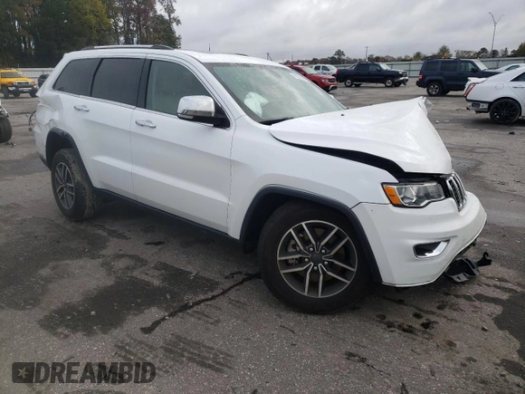2021 Jeep Grand Cherokee Limited with VIN 1C4RJEBG1MC571318, listed as a Copart auction lot 80360894 with 66,976 mi miles and Salvage title. Bid and sale history available at DreamBid. Image 4.