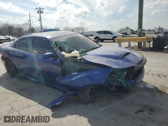 2020 Dodge Charger R/T with VIN 2C3CDXCT3LH219880, listed as a Copart auction lot 49204495 with 73,362 mi miles and Salvage Title. Bid and sale history available at DreamBid. Image 4.