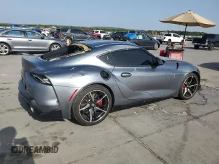 2022 Toyota GR Supra 3.0 with VIN WZ1DB0C07NW051721, listed as a Copart auction lot 66031814 with 39,170 mi miles and Clean Title. Bid and sale history available at carsss.com. Image 3.