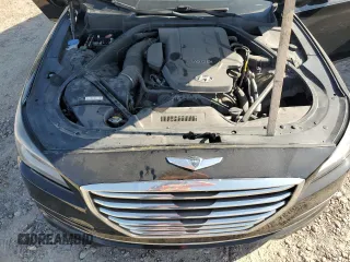 2015 Hyundai Genesis 3.8L z VIN KMHGN4JEXFU060818, wystawiony jako Copart lot #52642045 z przebiegiem 138 591 mil mil oraz Szkoda całkowita • Salvage title. Historia ofert i sprzedaży dostępna na DreamBid. Obrazek 11.