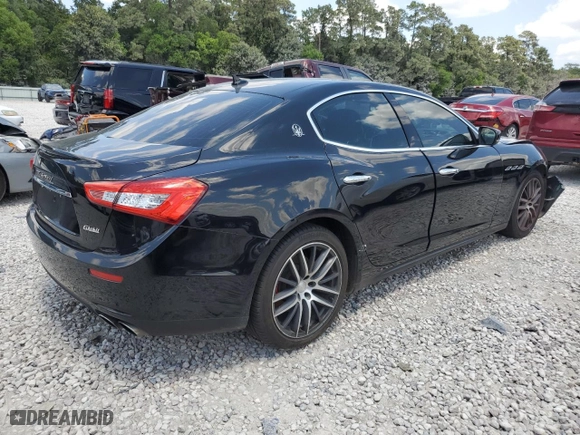 2017 Maserati Ghibli with VIN ZAM57XSA2H1247053, listed as a Copart auction lot 62134293 with 88,048 mi miles. Bid and sale history available at carsss.com. Image 3.