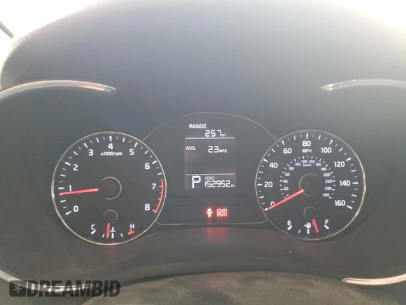 2016 Kia Forte LX with VIN KNAFK4A64G5616664, listed as a Copart auction lot 51243705 with 152,952 mi miles and Salvage Title. Bid and sale history available at carsss.com. Image 9.