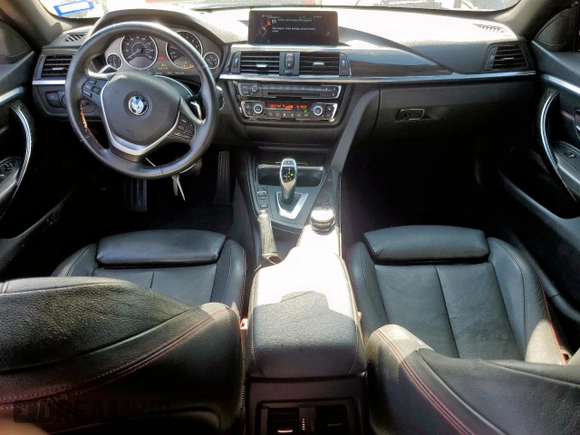 2015 BMW 4 Series 428i xDrive with VIN WBA4C9C58FG135373, listed as a Copart auction lot 58545155 with 122,732 mi miles and Salvage title. Bid and sale history available at DreamBid. Image 8.