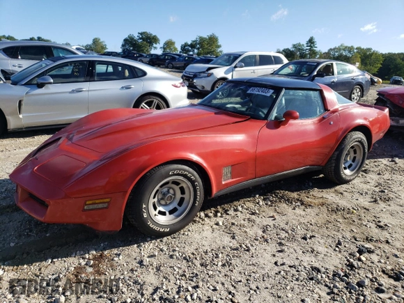 1981 Chevrolet Corvette with VIN 1G1AY8767BS429769, listed as a Copart auction lot 66192403 with 72,109 mi miles and Clean Title. Bid and sale history available at carsss.com. Image 1.