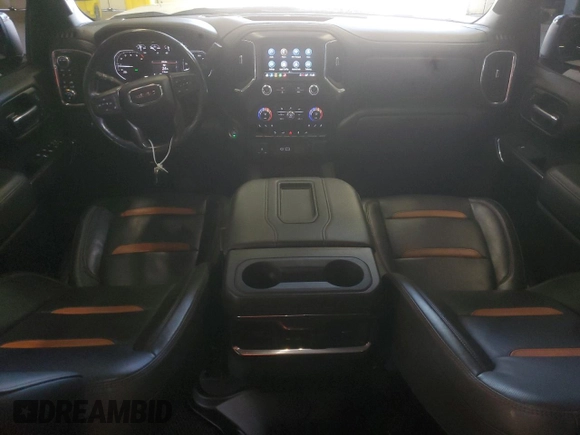 2021 GMC Sierra 1500 AT4 with VIN 3GTP9EEL1MG452089, listed as a Copart auction lot 50997965 with 48,557 mi miles and Salvage title. Bid and sale history available at DreamBid. Image 8.
