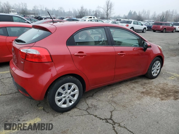 2015 Kia Rio LX with VIN KNADM5A32F6515886, listed as a Copart auction lot 88141195 with 0 mi miles and Clean Title. Bid and sale history available at carsss.com. Image 3.