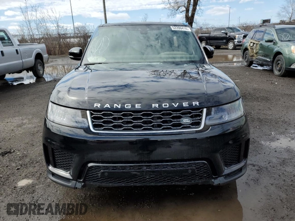 2022 Land Rover Range Rover Sport SE with VIN SALWG2SU6NA203387, listed as a Copart auction lot 52200414 with 0 mi miles and Non Repairable. Bid and sale history available at carsss.com. Image 5.