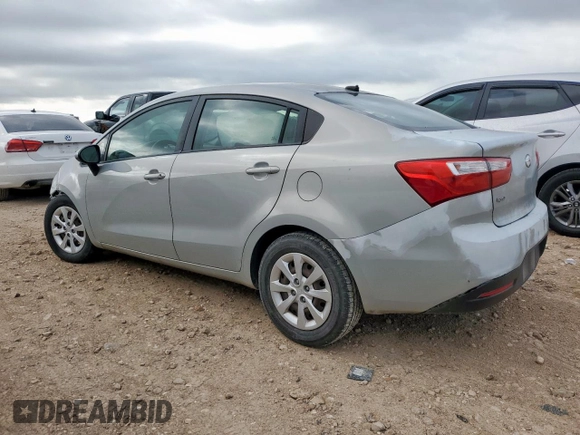 2013 Kia Rio EX with VIN KNADN4A38D6303580, listed as a Copart auction lot 63126825 with 103,675 mi miles and Salvage title. Bid and sale history available at DreamBid. Image 2.