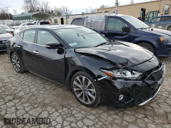 2020 Nissan Maxima Platinum with VIN 1N4AA6FVXLC365690, listed as a Copart auction lot 86352874 with 44,462 mi miles and Salvage Title. Bid and sale history available at DreamBid. Image 4.