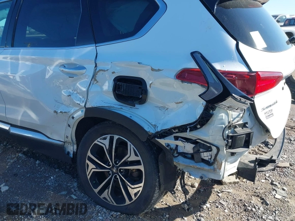 2019 Hyundai Santa Fe Limited with VIN 5NMS53AD4KH006013, listed as a IAAI auction lot 41411439 with 54,007 mi miles. Bid and sale history available at carsss.com. Image 6.