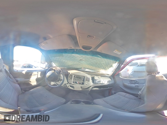 2002 Ford F-150 XL with VIN 1FTRX07W22KA41637, listed as a Copart auction lot 43665235 with 277,896 mi miles and Salvage title. Bid and sale history available at DreamBid. Image 13.