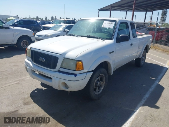 2004 Ford Ranger XL with VIN 1FTYR14UX4PB32451, listed as a IAAI auction lot 42180727 with 286,039 mi miles. Bid and sale history available at carsss.com. Image 2.
