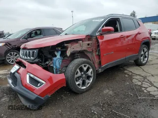 2018 Jeep Compass Limited with VIN 3C4NJDCB0JT397379, listed as a Copart auction lot 59751945 with Not provided miles and Salvage title. Bid and sale history available at DreamBid. Image 1.