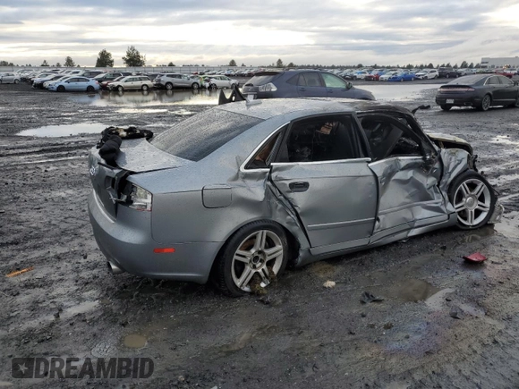 2006 Audi A4 2.0T z VIN WAUDF78E26A034286, wystawiony jako Copart lot #81818974 z przebiegiem Nie podano mil oraz Szkoda całkowita • Salvage title. Historia ofert i sprzedaży dostępna na DreamBid. Obrazek 3.