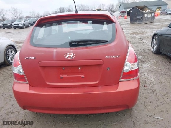 2008 Hyundai Accent SE with VIN KMHCN36C58U070319, listed as a IAAI auction lot 42010544 with 118,487 mi miles. Bid and sale history available at carsss.com. Image 15.