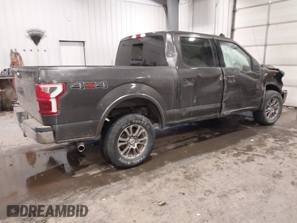 2020 Ford F-150 XL with VIN 1FTEW1E59LKD51156, listed as a IAAI auction lot 41413785 with 150,000 mi miles. Bid and sale history available at carsss.com. Image 4.