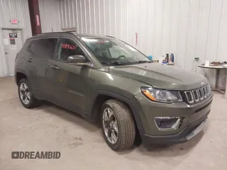 2020 Jeep Compass Limited with VIN 3C4NJDCB0LT127121, listed as a IAAI auction lot 41891605 with 110,373 mi miles. Bid and sale history available at carsss.com. Image 1.