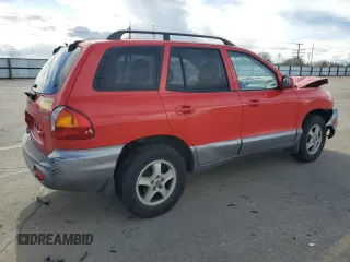2003 Hyundai Santa Fe LX with VIN KM8SC73E93U489541, listed as a Copart auction lot 51122045 with 164,814 mi miles and Salvage Title. Bid and sale history available at carsss.com. Image 3.