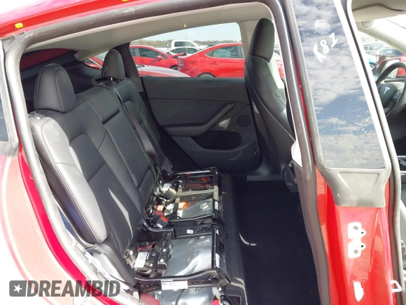 2023 Tesla Model Y Long Range with VIN 7SAYGDEE5PA198483, listed as a IAAI auction lot 41433952 with 24,753 mi miles and . Bid and sale history available at DreamBid. Image 8.