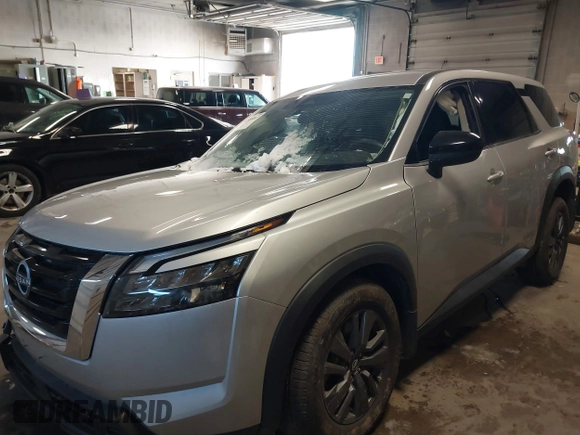 2023 Nissan Pathfinder S with VIN 5N1DR3AC3PC219508, listed as a IAAI auction lot 41808087 with 54,669 mi miles and . Bid and sale history available at DreamBid. Image 18.