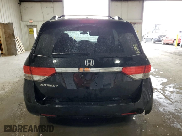 2016 Honda Odyssey EX-L with VIN 5FNRL5H66GB025002, listed as a Copart auction lot 52234075 with 139,604 mi miles and Salvage Title. Bid and sale history available at DreamBid. Image 6.