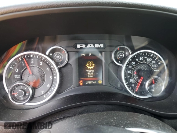 2022 Ram 2500 Tradesman with VIN 3C6MR5AJ6NG418830, listed as a Copart auction lot 55725515 with 27,887 mi miles and Salvage title. Bid and sale history available at DreamBid. Image 9.