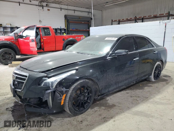 2019 Cadillac CTS Luxury AWD with VIN 1G6AX5SS9K0144003, listed as a Copart auction lot 84439534 with 112,485 mi miles and Salvage title. Bid and sale history available at DreamBid. Image 1.