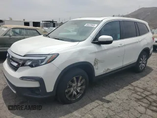 2021 Honda Pilot EX-L with VIN 5FNYF5H51MB006072, listed as a Copart auction lot 58422665 with 38,144 mi miles and Salvage title. Bid and sale history available at DreamBid. Image 1.