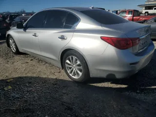 2015 Infiniti Q50 with VIN JN1BV7APXFM344065, listed as a Copart auction lot 42586395 with 36,719 mi miles and Salvage Title. Bid and sale history available at carsss.com. Image 2.