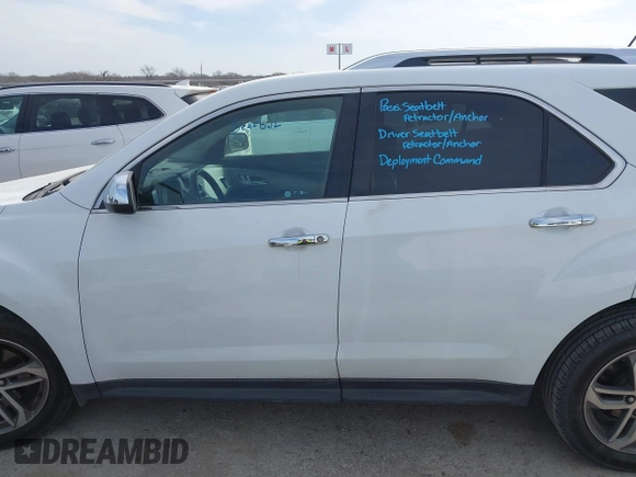 2017 Chevrolet Equinox Premier with VIN 2GNALDEK3H1566335, listed as a IAAI auction lot 41788506 with 120,961 mi miles. Bid and sale history available at carsss.com. Image 14.