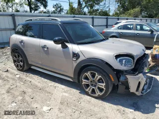 2022 MINI Countryman Cooper S with VIN WMZ53BR06N3P17052, listed as a Copart auction lot 72132864 with 34,273 mi miles and Salvage Title. Bid and sale history available at carsss.com. Image 4.