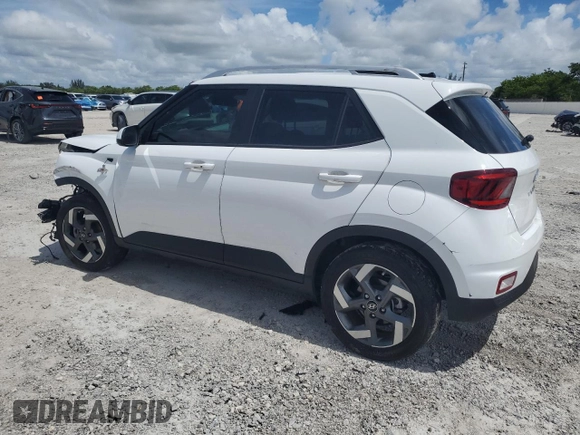 2024 Hyundai Venue SEL with VIN KMHRC8A37RU286811, listed as a Copart auction lot 60373265 with 23,337 mi miles and Non repairable. Bid and sale history available at DreamBid. Image 2.