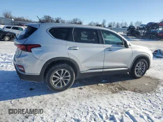 2019 Hyundai Santa Fe SE z VIN 5NMS23AD8KH117866, wystawiony jako Copart lot #45498615 z przebiegiem 70 030 mil mil oraz Szkoda całkowita • Salvage title. Historia ofert i sprzedaży dostępna na DreamBid. Obrazek 3.