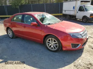 2010 Ford Fusion SEL with VIN 3FAHP0JA1AR343932, listed as a Copart auction lot 53585945 with 126,501 mi miles and Salvage Title. Bid and sale history available at DreamBid. Image 4.