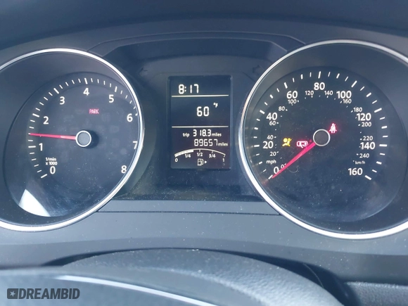 2017 Volkswagen Jetta 1.4T S with VIN 3VW167AJ6HM237181, listed as a IAAI auction lot 41460552 with 89,657 mi miles. Bid and sale history available at carsss.com. Image 7.