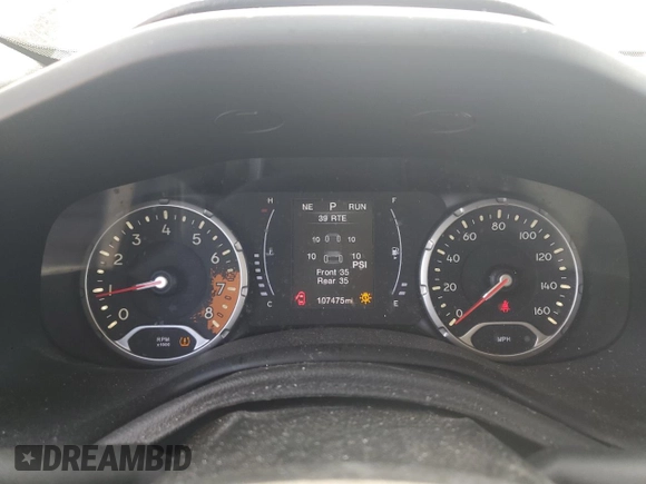 2018 Jeep Renegade Latitude z VIN ZACCJABB4JPJ05504, wystawiony jako Copart lot #52920915 z przebiegiem 107 475 mil mil oraz Szkoda całkowita • Salvage title. Historia ofert i sprzedaży dostępna na DreamBid. Obrazek 9.
