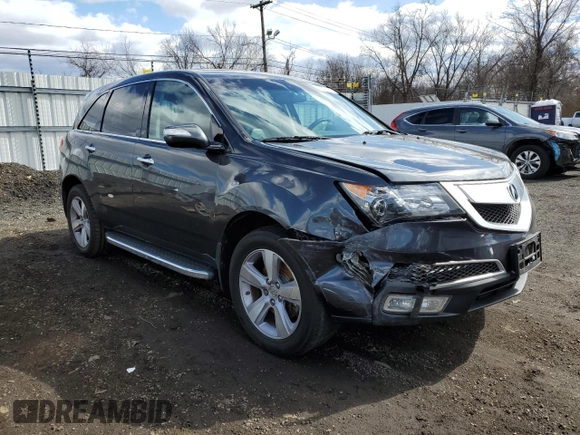 2013 Acura MDX with VIN 2HNYD2H21DH523774, listed as a Copart auction lot 48335355 with 103,877 mi miles and Salvage Title. Bid and sale history available at carsss.com. Image 4.