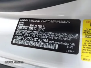 2015 MINI Countryman S z VIN WMWZC5C56FWP45194, wystawiony jako IAAI lot #40300703 z przebiegiem 95 760 mil mil oraz . Historia ofert i sprzedaży dostępna na DreamBid. Obrazek 9.