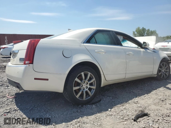 2009 Cadillac CTS RWD w/1SB with VIN 1G6DU57V290154973, listed as a Copart auction lot 66617554 with 0 mi miles and Salvage Title. Bid and sale history available at carsss.com. Image 3.