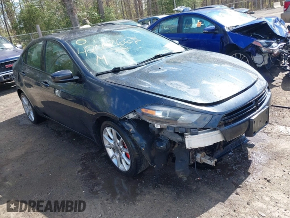 2013 Dodge Dart SXT with VIN 1C3CDFBA0DD324210, listed as a IAAI auction lot 42008663 with 161,028 mi miles. Bid and sale history available at carsss.com. Image 1.