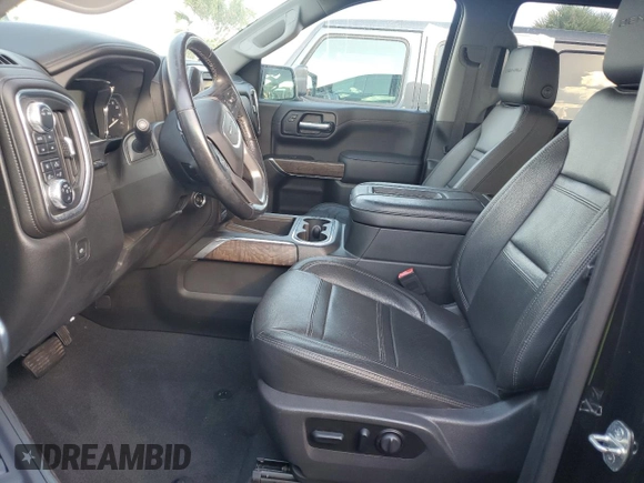 2020 GMC Sierra 1500 Denali with VIN 1GTU9FET5LZ289101, listed as a Copart auction lot 74402284 with Not Provided miles and Salvage Title. Bid and sale history available at DreamBid. Image 7.